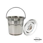 ショッピングバケツ バケツ ステンレス鋼のバケツ バケツ バケツホーム アイスバケツ ステンレス鋼 フタ付き 頑丈 大容量水筒 食事バレル オイルバレル 洗浄鉄バレル 蓋付きバケツ