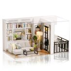ドールハウス ミニチュア 手作りキット セット 1/32 ドールハウス 元気生活 | 小型 初心者向け | LEDライト+アクリルケース