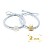 猫ヘアゴム2種セットアクセサリーブ...