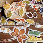  наклейка хлопья 92 шт. комплект осенний сбрасывание предмет желудь клен . лист .. . гинкго акварель блокнот альбом декоративный элемент письмо календарь 