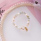 Yahoo! Yahoo!ショッピング(ヤフー ショッピング)ブレスレット レディース アクセサリー腕輪 天然石 パワーストーン 金運 財運 パール さざれ おしゃれ ホワイト 白 ゴム
