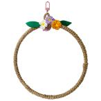  маленькая птица длиннохвостый попугай документ птица качели жердочка подставка pa-chi обруч колесо цветок букет внутренний диаметр 14cm природа материалы игрушка a потертость шик swing .... покачивающийся рука 