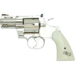 タナカモデルガン　コルト・パイソン スネーク・アイズ 2.5インチ《Rモデル》ニッケルフィニッシュ