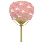 四国団扇 うちわ 桜うさぎ 木製