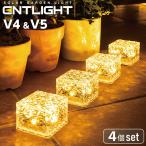 ガーデンライト ソーラーライト 屋外 防水 庭 LED おしゃれ センサーライト [ENTLIGHT] V4 V5（4個セット）