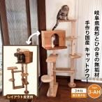 ショッピングキャットタワー Type3-A　据え置き型キャットタワー　ねこハウスシリーズ 建築家と大工が考案 自由自在 に組み立てができる 木製　国産　杉　ひのき　無垢材