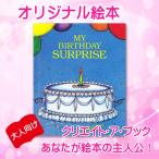 オリジナル絵本 「びっくり誕生日」 大人用 誕生日プレゼント 名入れ オーダーメイド 絵本 送料無料