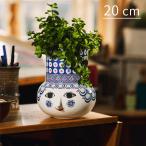 Olga フラワーベース H20cm 花瓶 エヴァベース Eva Vase BJORN WIINBLAD ビヨン・ヴィンブラッド 花器 一輪挿し ブルー 北欧 インテリア雑貨 おしゃれ 花 飾り