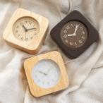 置き時計 ウッドスクエア 目覚まし