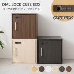 キューブボックス ダイヤル錠付き 鍵付き収納ボックス カラーボックス 扉付き キャビネット 収納ケース 収納棚 おもちゃ 収納家具 本棚 チェスト スタッキング