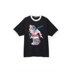 ショッピングblack HYSTERIC GLAMOUR ヒステリックグラマー 02241CT17 HYSTERIC HAIR CUT Tシャツ BLACK 正規通販 メ