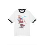 HYSTERIC GLAMOUR ヒステリックグラマー 02241CT17 HYSTERIC HAIR CUT Tシャツ WHITE 正規通販 メ
