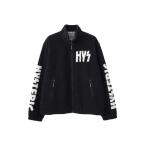 HYSTERIC GLAMOUR ヒステリックグラマー 02253CJ03 AMPLIFIEDジャカード ボアジャンパー BLACK 正規通販 メ