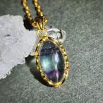 フローライトペンダント天然石アクセ...