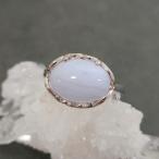 ブルーレースアゲートリングブルーレ...