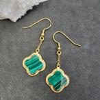 マラカイトピアスイヤリング変更可