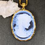 カメオオニキスペンダントカメオオニ...