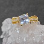 アクアマリンリングアクアマリン指輪...