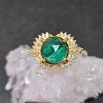 マラカイトx天然水晶リングマラカイ...