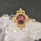 トルマリンリングトルマリン指輪ゴー...