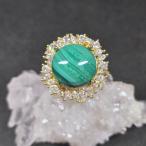 マラカイトリングマラカイト指輪ゴー...