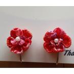 イヤリング ピアス つまみ細工 着物 和装 成人式 七五三