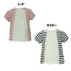 ベビー服　子供服　Tシャツ　80　95　女の子　UZULAND 夏　ボーダー　レース