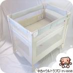 [ выгода .! тщательно отобранный б/у ] красивый детская кроватка б/у Aprica здесь фланель воздушный AB Aprica COCONEL новорожденный из 2 лет compact . татами ..[B. красивый ][ б/у ]