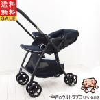 ショッピング西松屋 綺麗 ベビーカー スマートエンジェル デ・ヨーネ レジェ e NAVY 西松屋 1カ月から3歳 両対面式 A型 中古ベビーカー【B.綺麗】【中古】【送料無料】