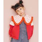 p.premier 　マルチカラースウェットブルゾン　女の子　男の子　子供服　レッド