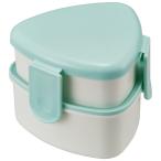 ske-ta-(skater) треугольник рисовый шарик онигири для ланч box 2 уровень 500ml вилка есть зеленый сделано в Японии ONWT1-A