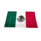 [F NODE] メキシコ国旗 大型フラッグ 150cmX90cm 4号サイズ 国章 メキシコ 国旗 イグアラ綱領 鷲 蛇 サボテン Mexico ナ