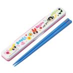 スケーター(Skater) 箸 箸箱セット 大人用 抗菌 18cm カチャカチャ鳴らない 日本製 パワーパフガールズ ABC3AG-A