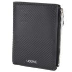 LOEWE ロエベ エンボス加工 スリム コンパクト ウォレット/二つ折り財布/ミニ財布/C779W73X01 1100