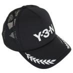 Y-3 ワイスリー Y-3 NBHD TRUCKER CAP/刺繍ロゴ メッシュ キャップ/JX0050  BLACK