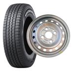 12インチ 4本セット スタッドレスタイヤ＆スズキ純正スチールホイール ダンロップ(DUNLOP) WINTER MAXX SV01 145/80R12 80/78N 2023年製造