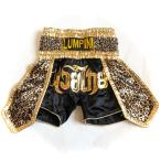 新品 サテン 116 LUMPINI ルンピニ ボクシングパンツ S/M/L/XL 選択 ヒョウ柄耳 /ボクシング/ムエタイ/トランクス/大人用/子供用