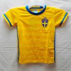子供用 K129 スウェーデン代表 黄 16 ゲームシャツ パ