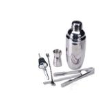 送料無料 カクテルシェーカー 7点セット ステンレス(13083001)