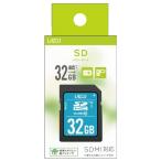 ショッピング32GB 送料無料 代引き不可 ゆうパケット発送 SDカード 32GB SDHC 記録  メモリカード めもりーかーど おすすめ Lazos SDHCカード 32GB class10 L-B32SDH10-U1