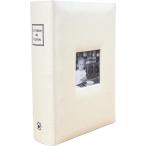 ポケットアルバム 大容量 L判 ポスト判 600枚 収納 Vanjoh 万丈 布製 メガアルバム600 大容量 メゾンN  L ハガキサイズ 600枚収納 アイボリー