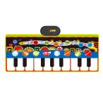 大型楽器ピアノマット、8種類の楽器、タッチキーボード、赤ちゃんの子供向けの教育玩具