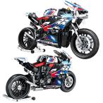 レゴ 互換 ブロック 互換品 オートバイ 、テクニカルエキスパートシリーズ、ビルディングブロック、機関車、モデルブロック、おもちゃ、ギフト