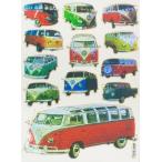 ショッピングシール きらきらシール　車　ワーゲン　ワゴン車　090