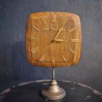 置時計 ウッドクロック 木製時計 ス