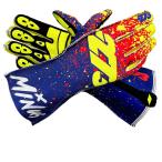 -273 DRIP EVO Blue/Fluo-Yellow/Fluo-Red( голубой флуоресценция желтый флуоресценция красный ) вне .. перчатка для гонок карт * пробег . для перчатка MY2026