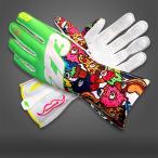 'YUM' Mad56 x -273 Green/White/Blue/Yellow 外縫い レーシンググローブ レーシングカート・走行会用グローブ MY2025 SUMMER