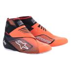  Alpine Stars рейсинг обувь TECH1-KZ V2 черный × orange (156) MY2023 карт * пробег . для (2713023-156)