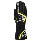 SPARCO Sparco TIDE+ GLOVE черный × желтый перчатка для гонок FIA8856-2018 легализация (BBRG0001B0K08) MY2025