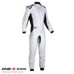 OMP ONE-S SUIT светло-серый × черный (083) костюм для гонок FIA856-2018 легализация (IA0-1860-A01-083) MY2020